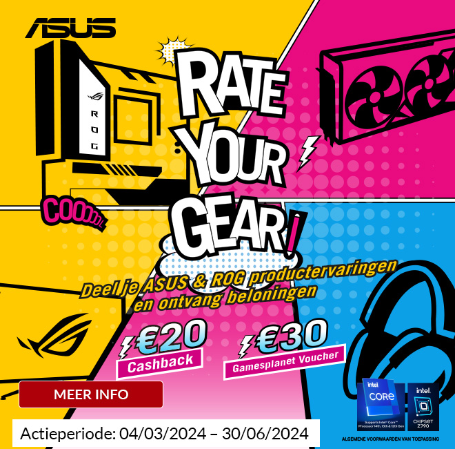 Promobanner - ASUS Rate Your Gear
