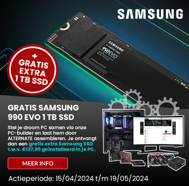 Promobanner - GRATIS SAMSUNG 990 EVO 1 TB SSD