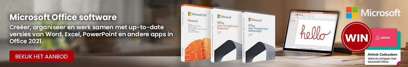 Productbanner - Microsoft Office Airbnb