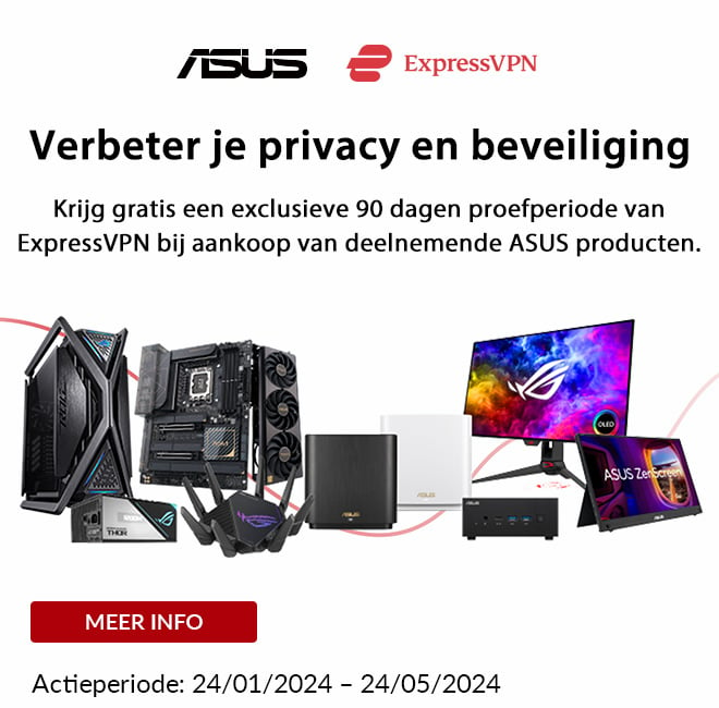 Promobanner - ASUS x ExpressVPN promotion
