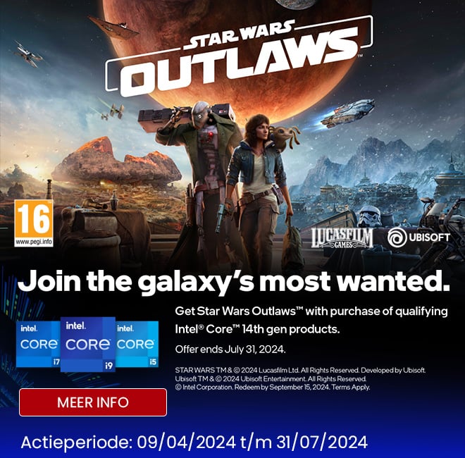 Promobanner - Intel Star Wars Outlaws gamebundel