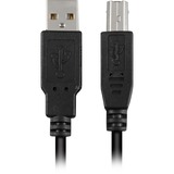 Sharkoon USB-A 2.0 > USB-B kabel Zwart, 1 meter