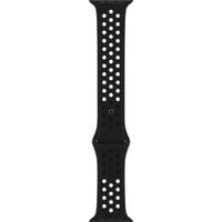 Apple Sportbandje van Nike - Zwart/zwart (45 mm) horlogeband Zwart