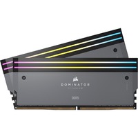 Corsair 32 GB DDR5-6000 Kit werkgeheugen Grijs, CMP32GX5M2B6000Z30, Dominator Titanium RGB, EXPO