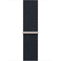 Apple Geweven sportbandje - Middernacht (45 mm) - Extra Large armband Zwart