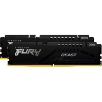 Kingston FURY 32 GB DDR5-6400 Kit werkgeheugen Zwart, KF564C32BBEK2-32, Fury Beast, XMP, EXPO