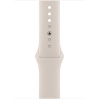 Apple Sportbandje - Sterrenlicht (45 mm) - S/M armband Wit