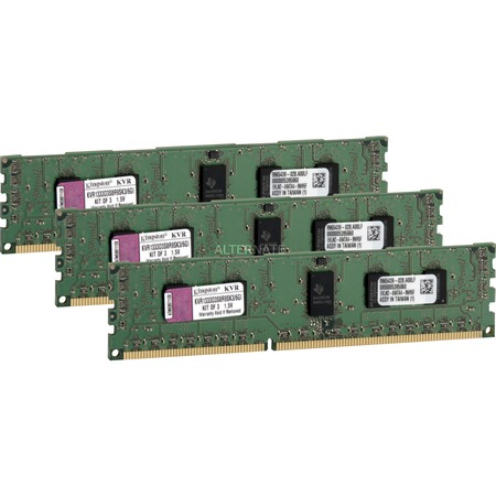 6 GB ECC Registered DDR3-1333 Tri-kit
