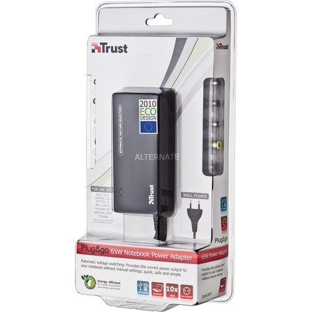 Plug&Go 65W Notebook Power Adapter