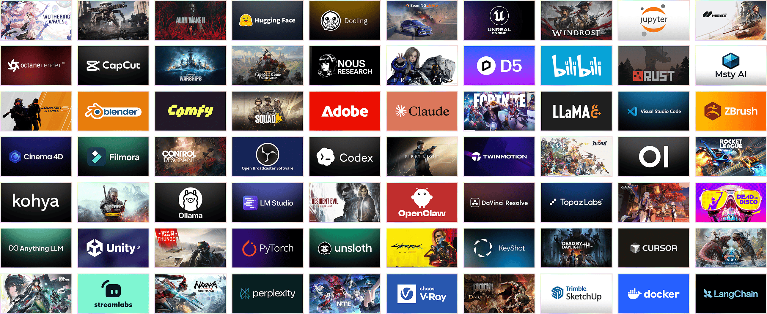 RTX apps en games