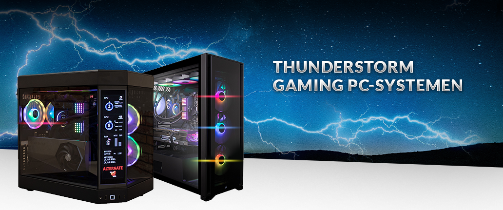 Thunderstorm gaming pc-systemen