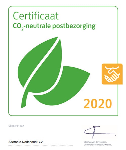 Certificaat Groene Post