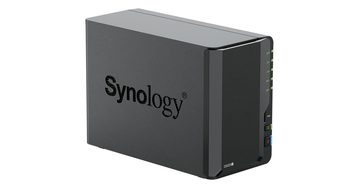 Synology Station De Disque NAS DS225+ 2 Baies (Intel Celeron
