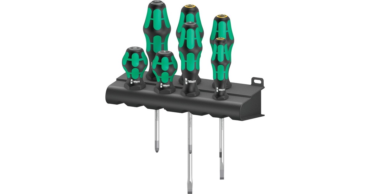 Wera 3167 i/7 Rack Torx-schroevendraaier VDE Grootte T 8, T 9, T 10, T