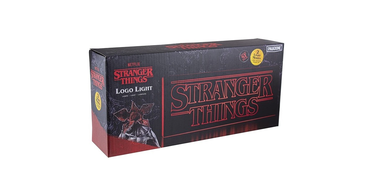 Paladone Stranger Things 3D Leuchte – Demogorgon Icon Light, Mehrfarbig, Mit LEDs – Offizielle Fanartikel