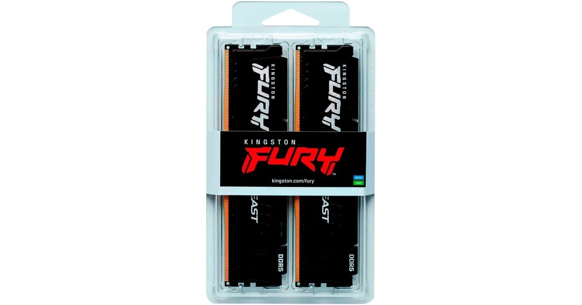 Kingston FURY 32 GB DDR5-6000 (2x 16 GB) Kit werkgeheugen Zwart