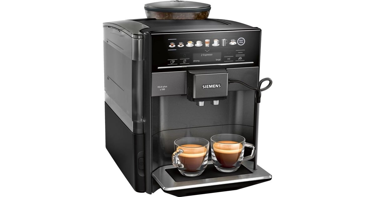 Siemens Espresso volautomaat EQ.6 plus s100 Zwart