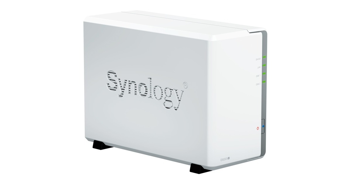 Synology DiskStation DS223j nas Wit, 2x USB 3.2 Gen 1