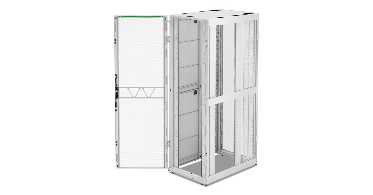 APC NetShelter SX AR3388W2, Gen 2, 52U server rack Wit/groen, 2436H x ...