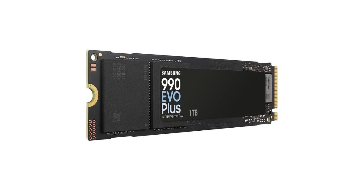 Samsung 990 EVO Plus 1 TB SSD MZ-V9S1T0BW, PCIe 4.0 x4 / 5.0 x2