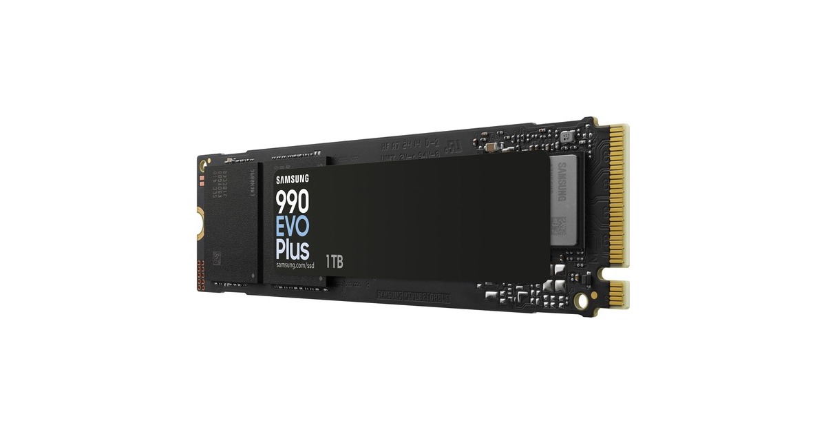 Samsung 990 EVO Plus 1 TB SSD MZ-V9S1T0BW, PCIe 4.0 x4 / 5.0 x2