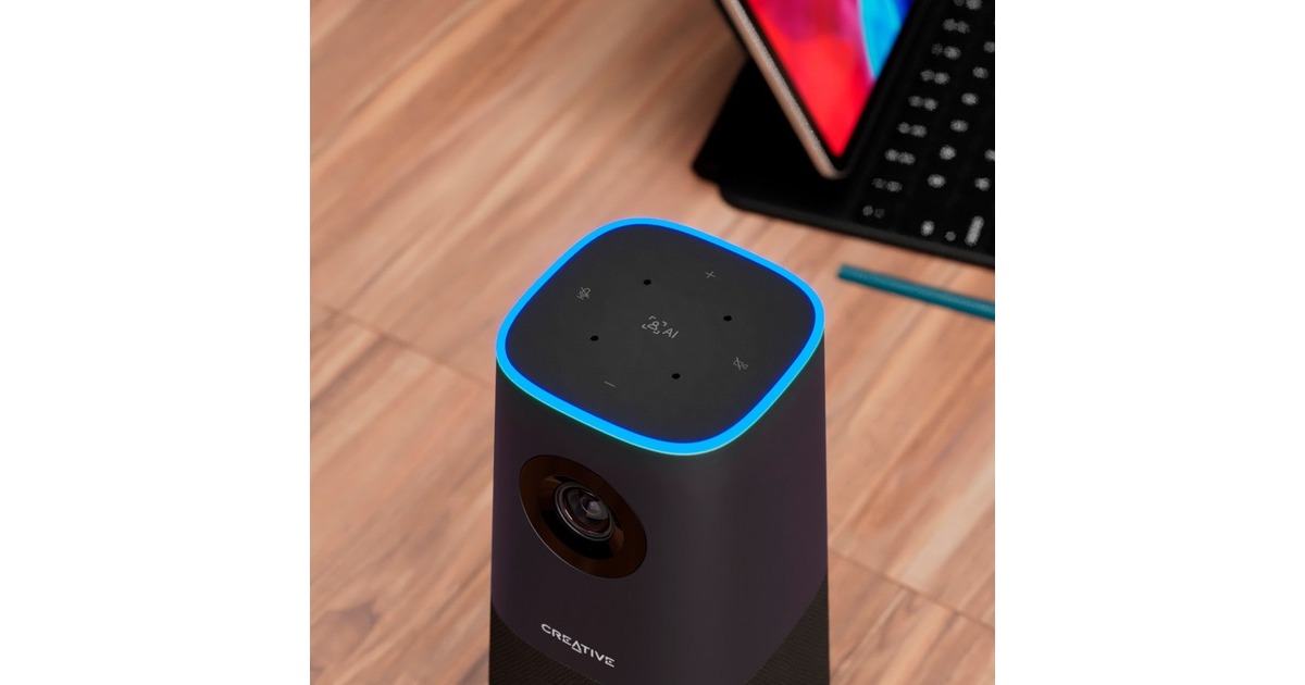 Creative Live! Meet 4K webcam Zwart, 4K, 4 omnidirectionele microfoons
