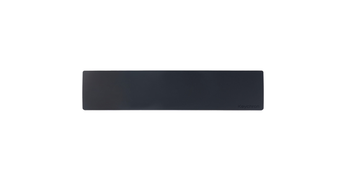 Keychron Poggiapolsi In Silicone Grigio 32,7 Cm – Compatibile Con V1, V2, Q1, Q2, P1 Pro E Modelli HE, Base Antiscivolo Per Digitazione Ergonomica