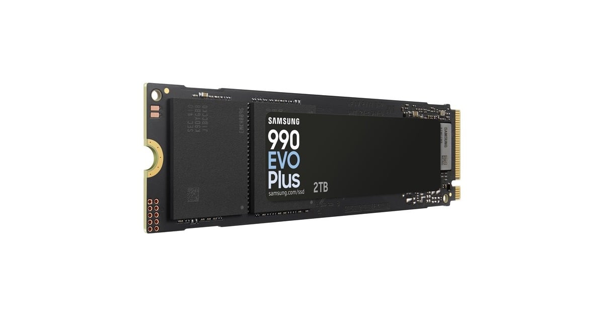 Samsung 990 EVO Plus 2 TB SSD MZ-V9S2T0BW, PCIe 4.0 x4 / 5.0 x2
