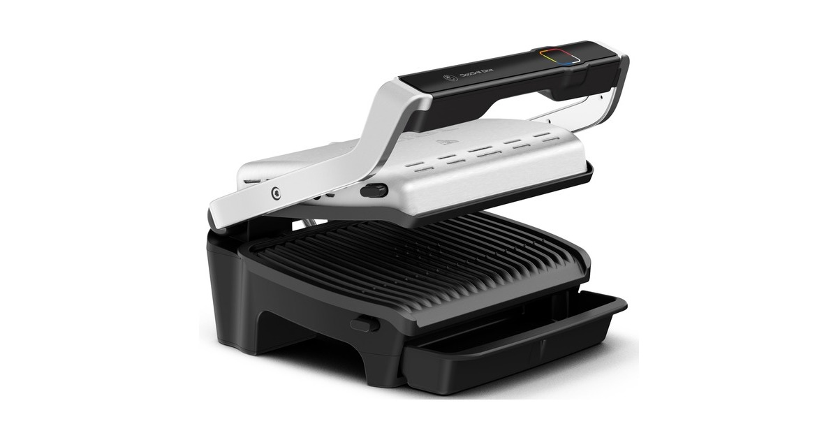 Tefal Optigrill Elite GC 750D contactgrill Roestvrij staal/zwart