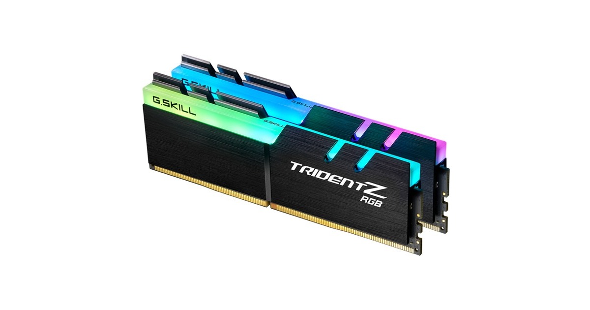 G.Skill Trident Z RGB 16 GB DDR4-3200 (2x 8 GB) werkgeheugen Zwart