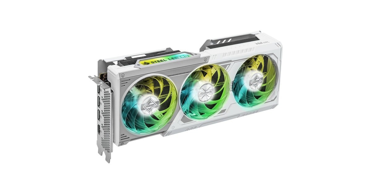 ASRock Intel® Arc B580 Steel Legend 12GB OC grafische kaart 1x