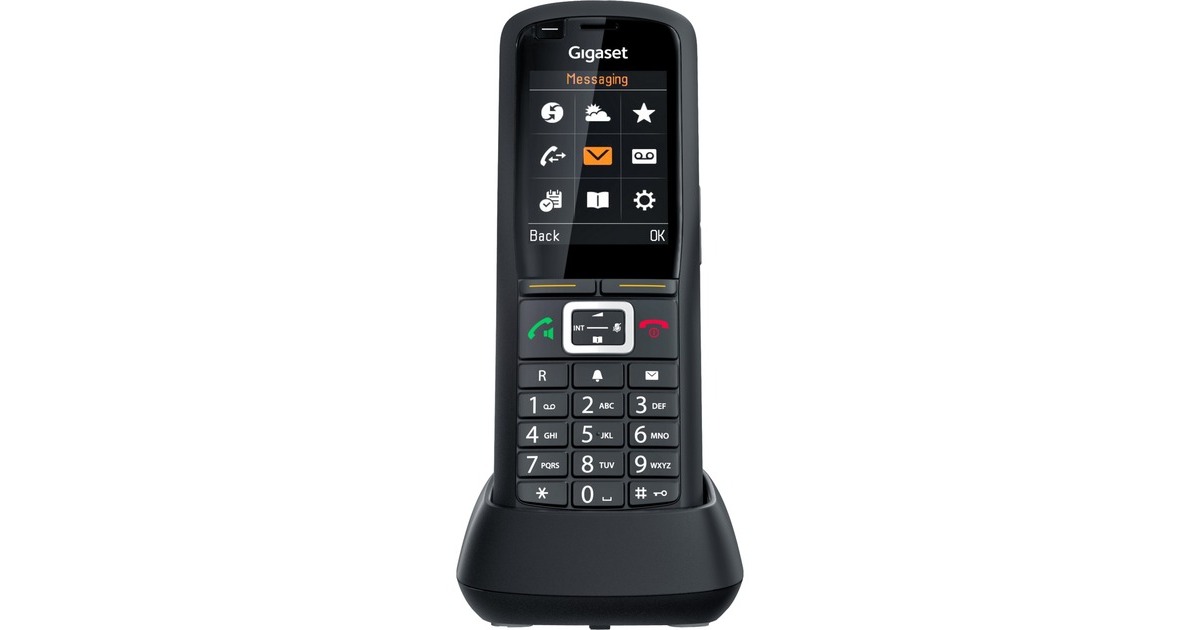 Gigaset E290 Draadloze DECT Telefoon - Groot Display En Uitstekende Geluidskwaliteit, Zwart