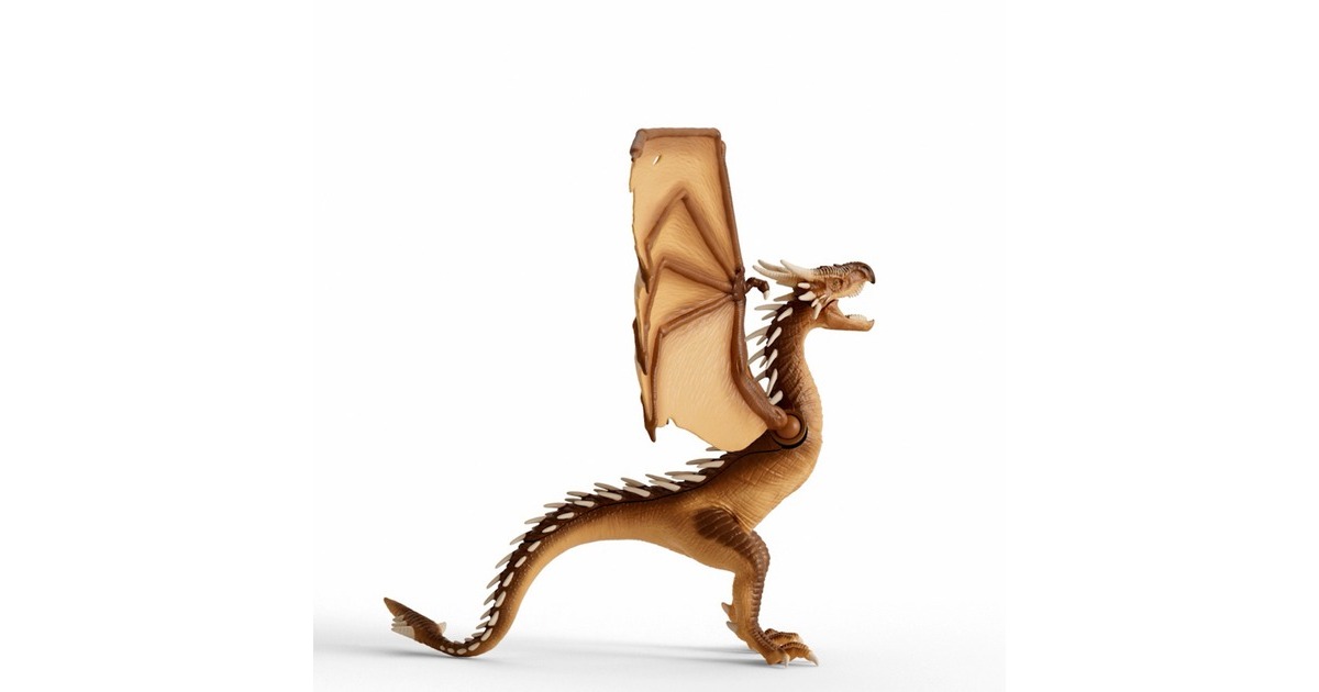 The Noble Collection Harry Potter figure with magical creatures - Hungarian Magyar pointed dragon : Noble Collection