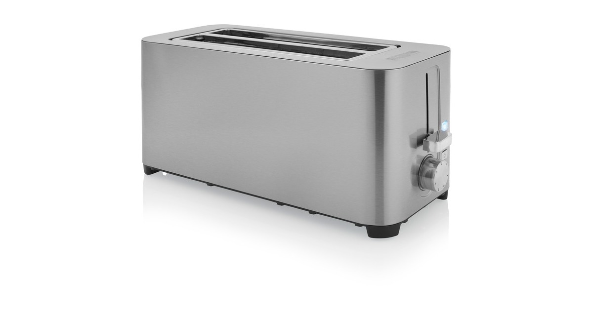 Princess 142402 Stalen broodrooster 2 lange sleuven - 7 instelbare standen - 1400 W