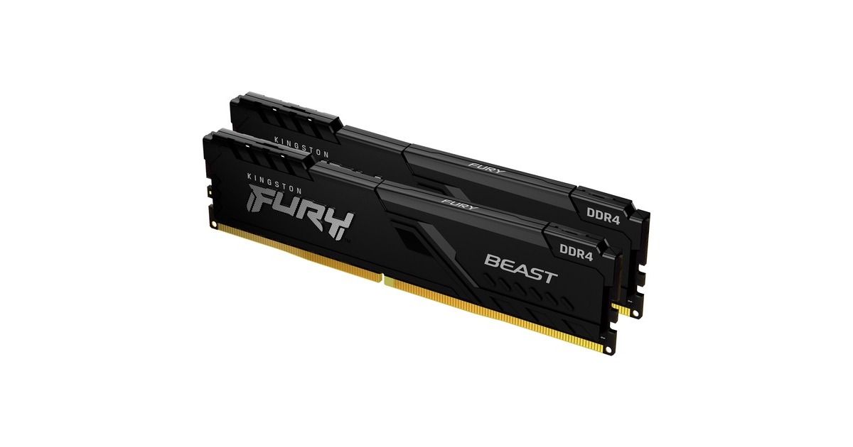 Kingston FURY Beast 16 GB DDR4-3200 (2x 8 GB) werkgeheugen Zwart