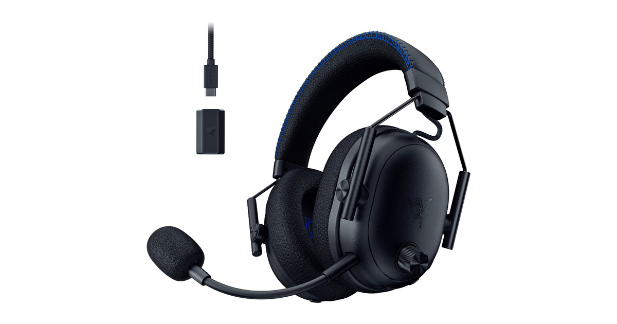 Razer BlackShark V3 Pro for Playstation over-ear gaming headset Zwart