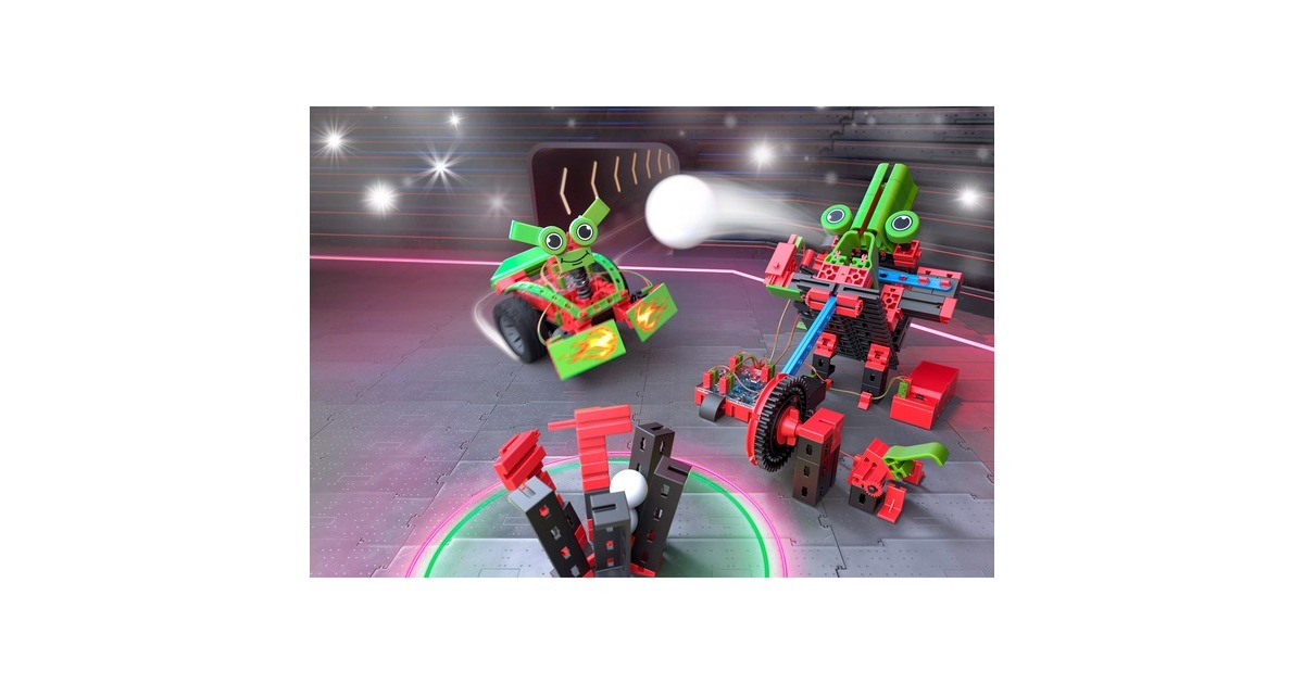 Fischertechnik ROBOTICS Smart Robots Pro – Bouw- En Programmeerset Voor 12 Robots, Vanaf 8 Jaar, Met Gratis ROBO Pro Coding Software