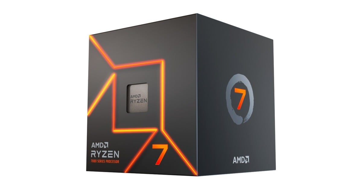 Ryzen 7 7700, 3,8 GHz (5,3 GHz Turbo Boost) socket AM5 processor