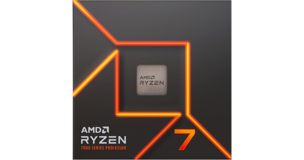 AMD Ryzen 7 7700, 3,8 GHz (5,3 GHz Turbo Boost) socket AM5