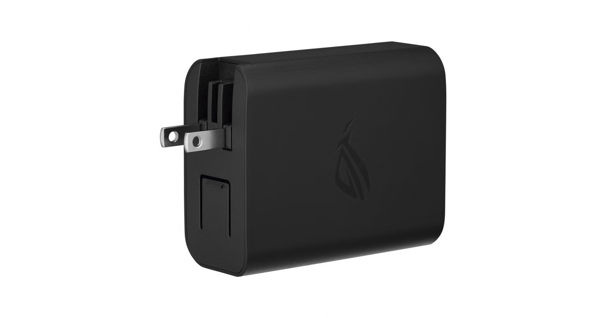 ASUS ROG 140W USB-C GaN charger Zwart, 3x USB-C, 1x USB-A ASUS ROG 140W USB-C GaN charger Zwart, 3x USB-C, 1x USB-A