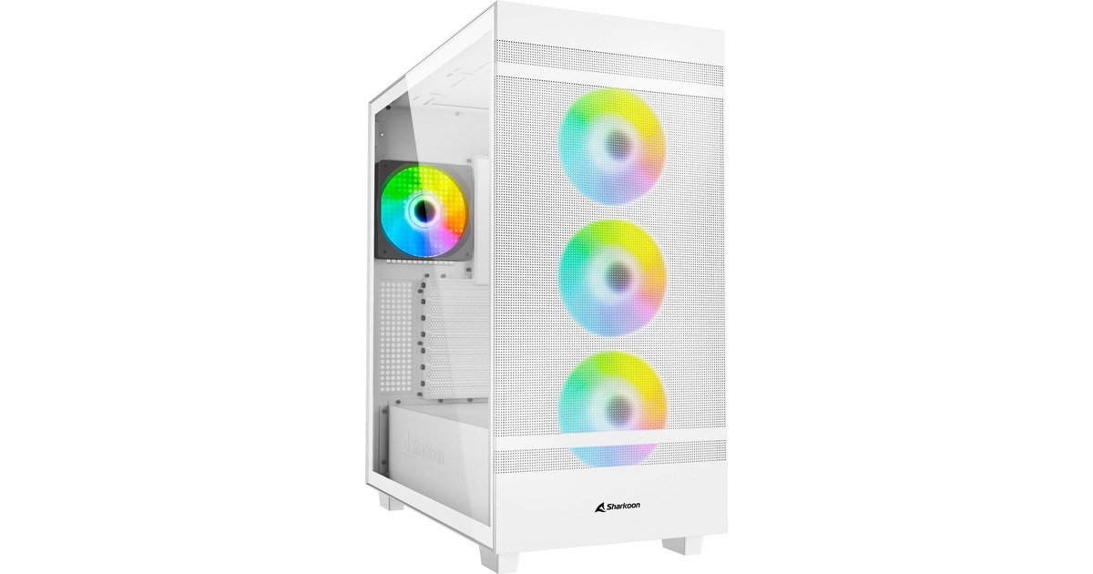 Phanteks XT View midi tower behuizing Wit (mat) | 1x USB-A | 1x USB-C