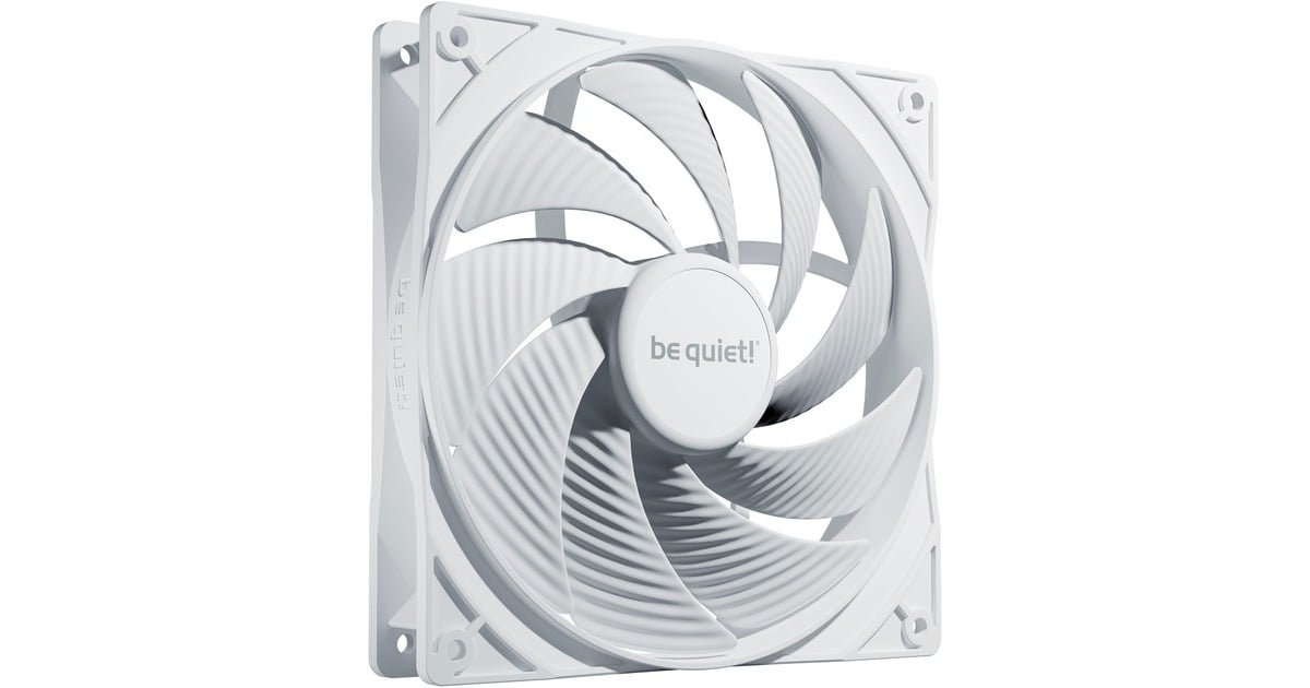 be quiet! Pure Wings 3 PWM high-speed case fan Wit, 140 x 140 x 25 mm