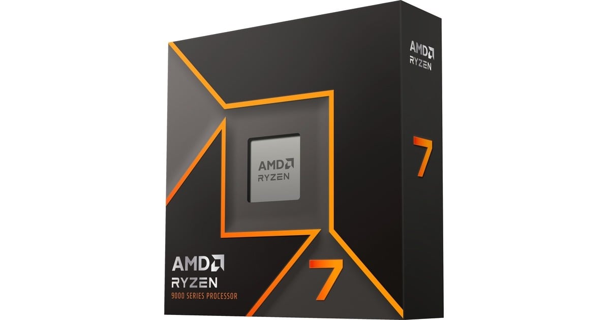 AMD Ryzen 7 9700X, 3,8 GHz (5,5 GHz Turbo Boost) socket AM5