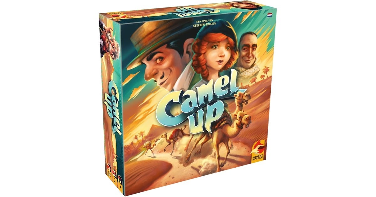 Asmodee Camel Up Bordspel Nederlands, 3 - 8 spelers, 30 minuten, Vanaf 8 jaar