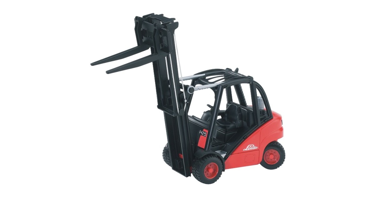 Bruder 02511 - Carretilla Elevadora Linde H30D Con Gancho De