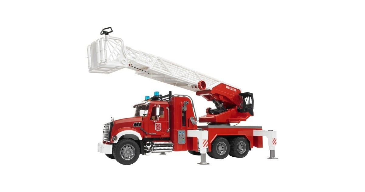bruder MACK Granite Brandweerladderwagen Modelvoertuig 02821