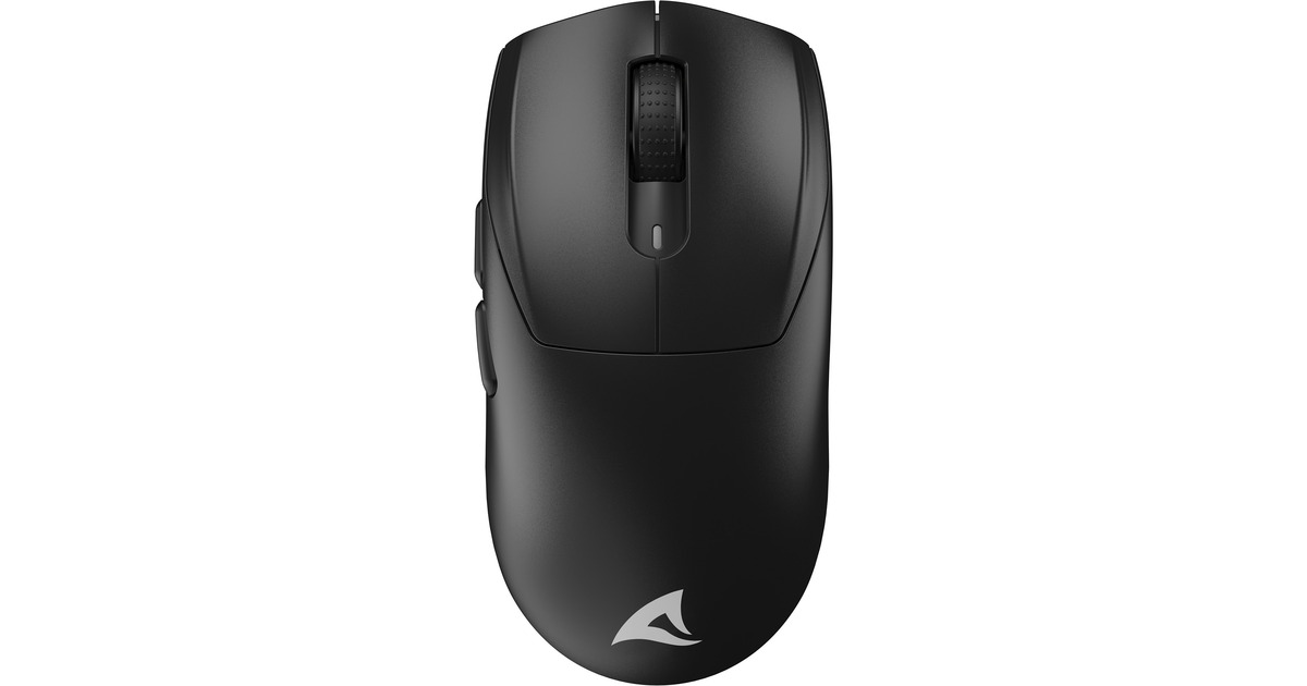 Sharkoon Skiller SGM25W – Mouse Gaming Wireless/cablato, 59g, Sensore 12000 DPI, Design Simmetrico Per Destrimani, Software Per Macro E RGB