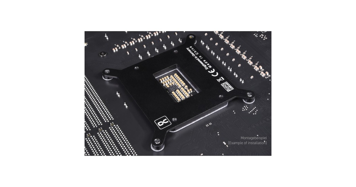 Alphacool CPU Cooler Backplate - Compatible With LGA 115x/1200/1700 Sockets