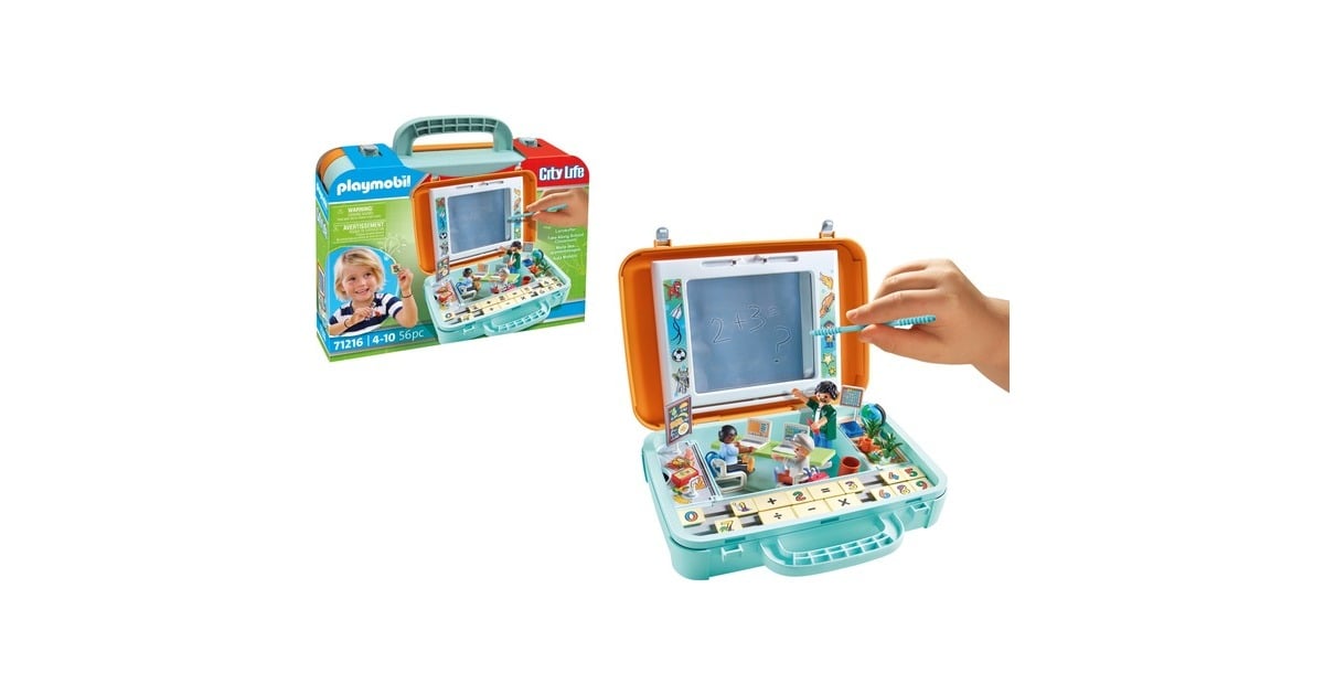 PLAYMOBIL City Life Meeneem Klaslokaal Constructiespeelgoed 71216 playmobil-city-life-meeneem-klaslokaal-constructiespeelgoed-71216