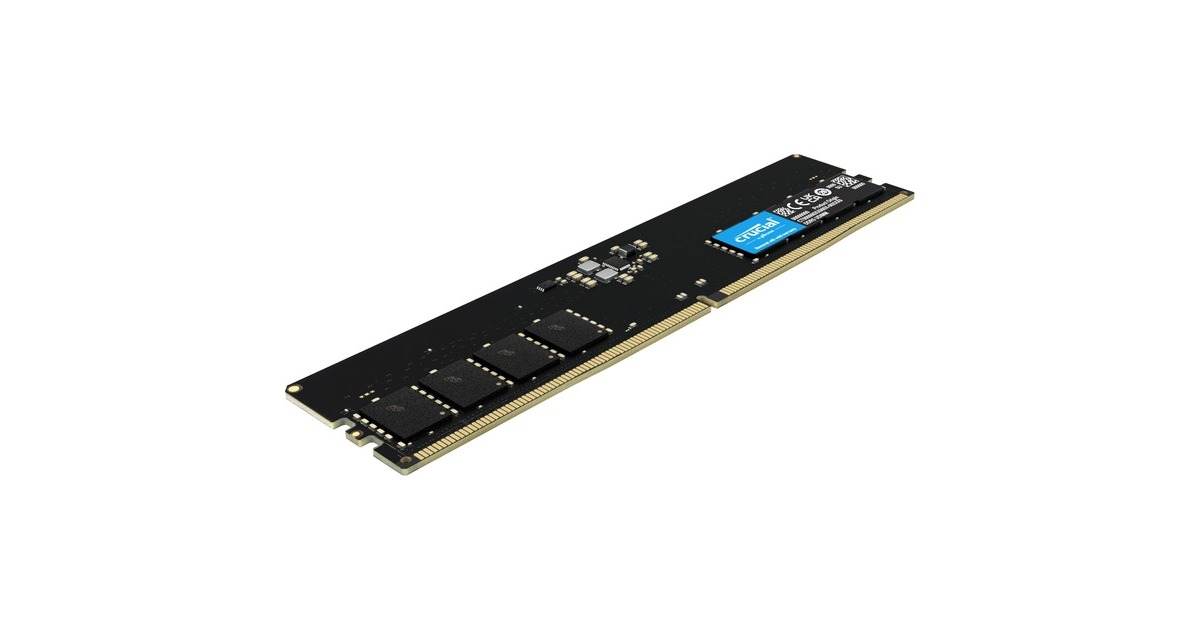 Crucial 16 GB DDR5-4800 (1x 16 GB) werkgeheugen Zwart, CT16G48C40U5